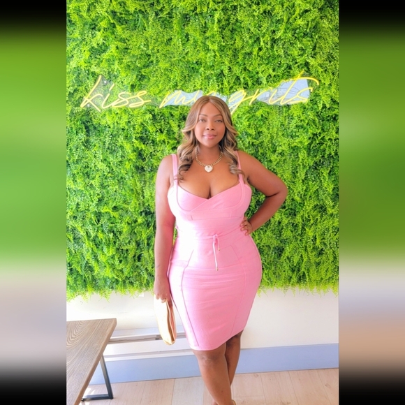 Dresses & Skirts - Pink Bandage dress